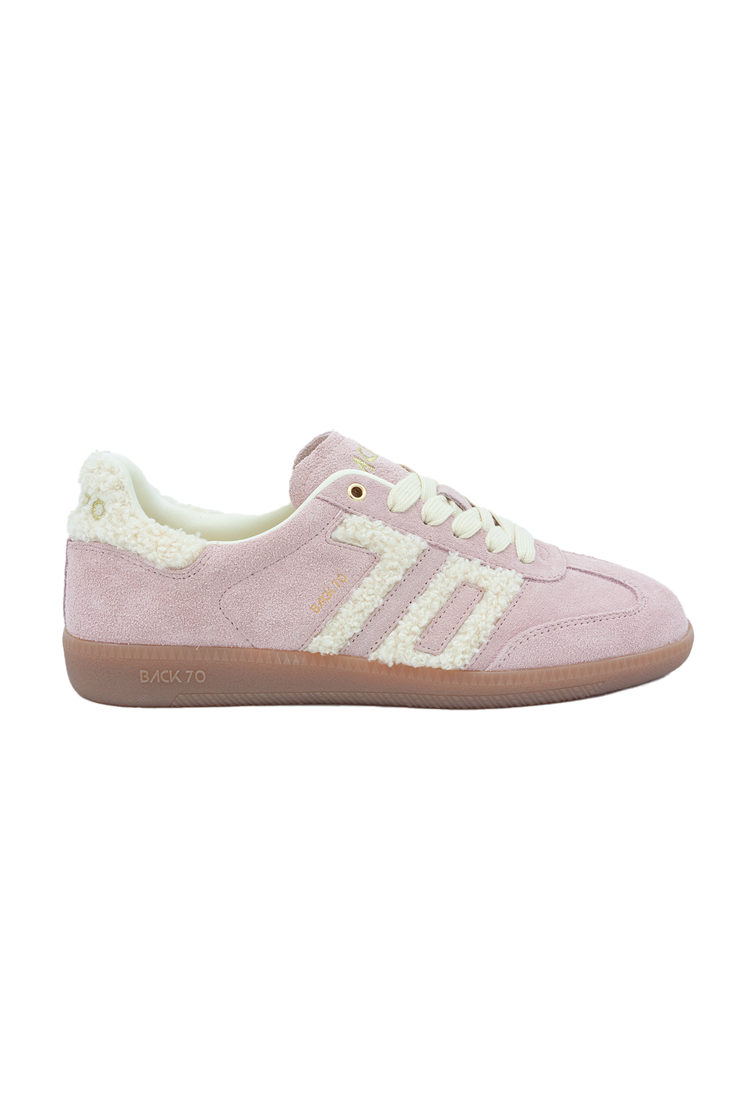 CLOUD FUR BEIGE SUEDE PINK