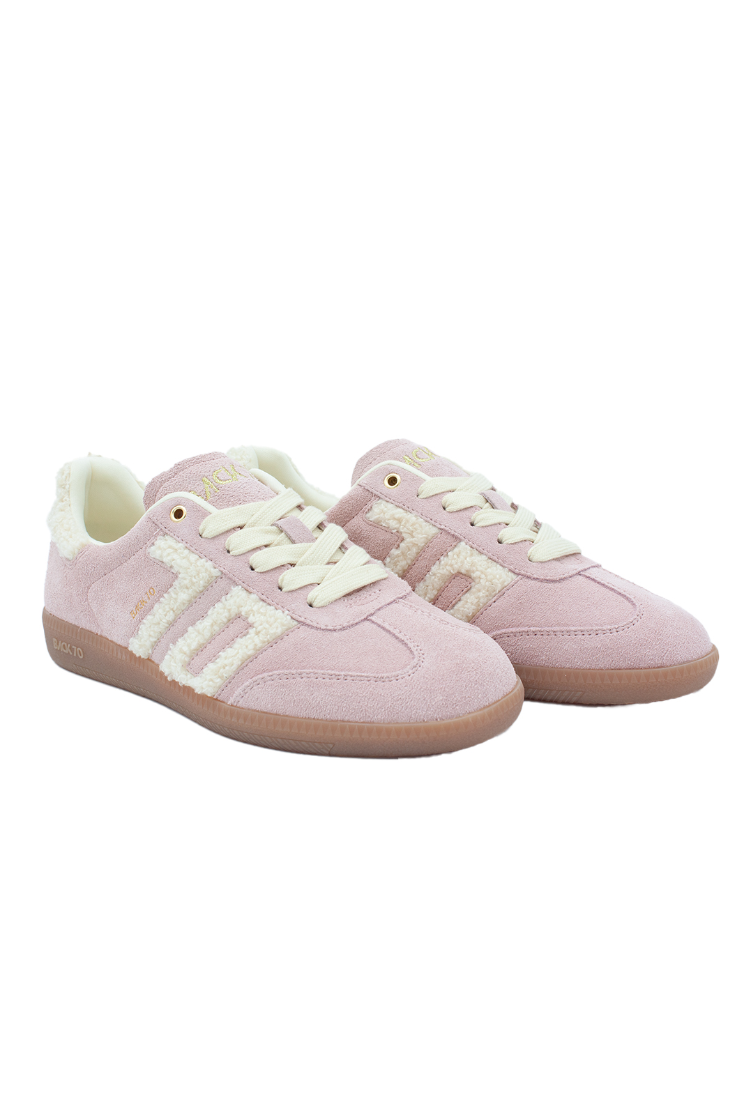 CLOUD FUR BEIGE SUEDE PINK