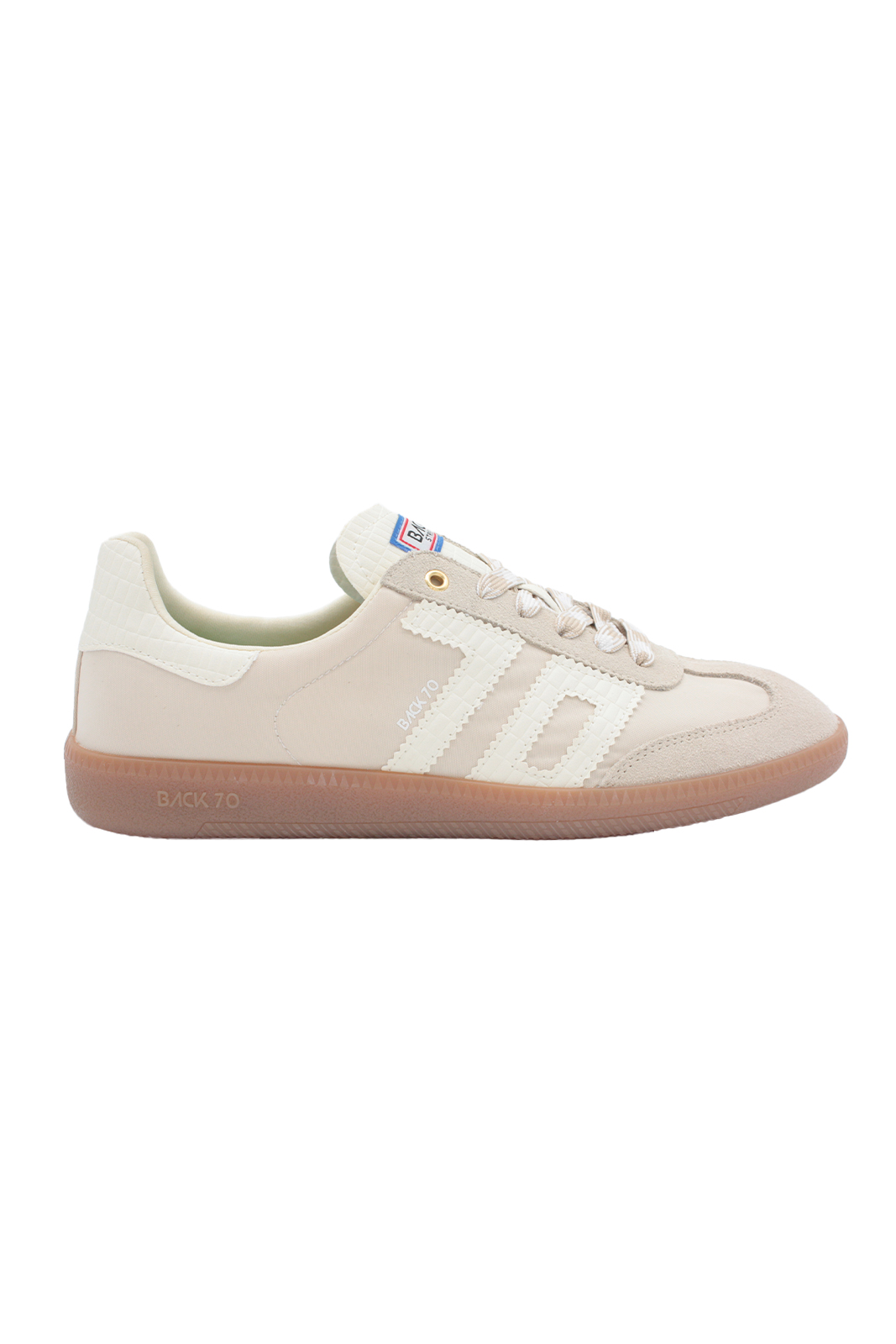 GHOST SUEDE NYLON LT. BEIGE MILK CROC