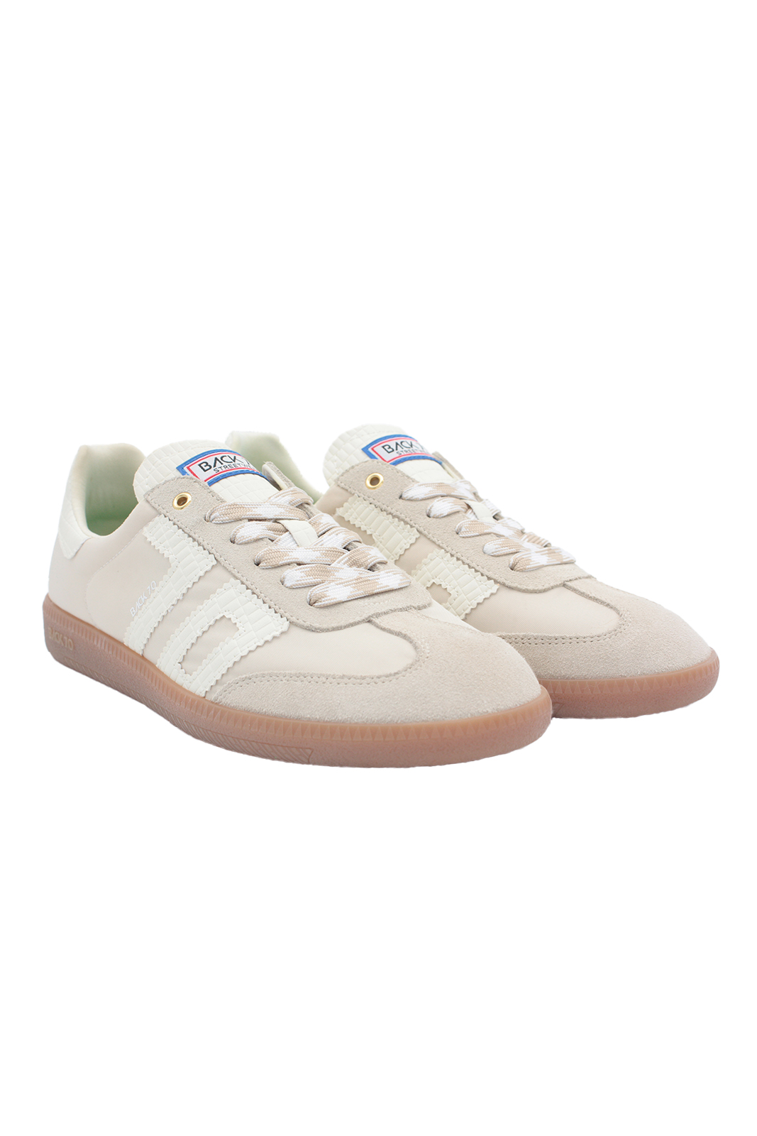 GHOST SUEDE NYLON LT. BEIGE MILK CROC