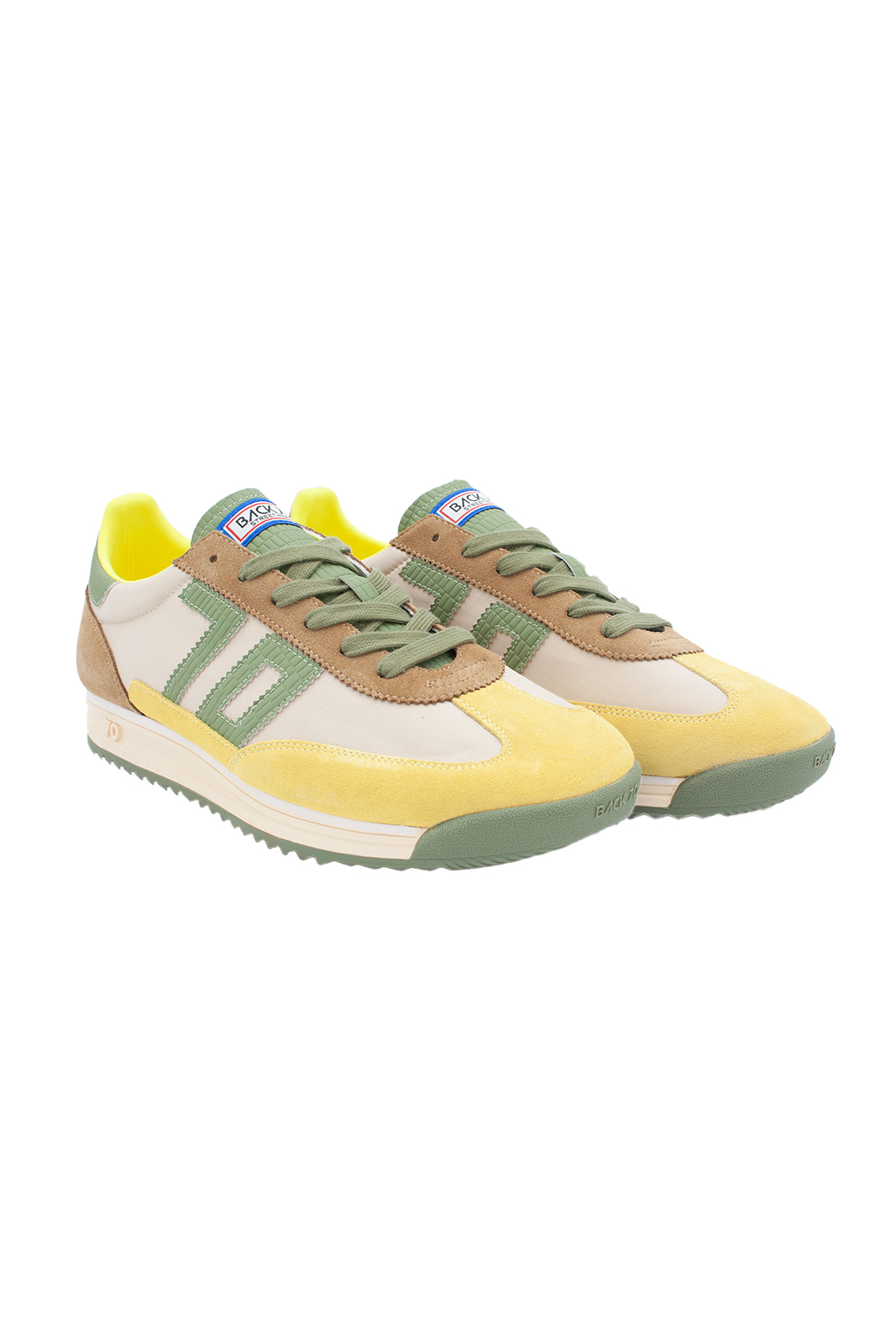 BARKLEY JOGGER MULTI SUEDE YELLOW ARMY