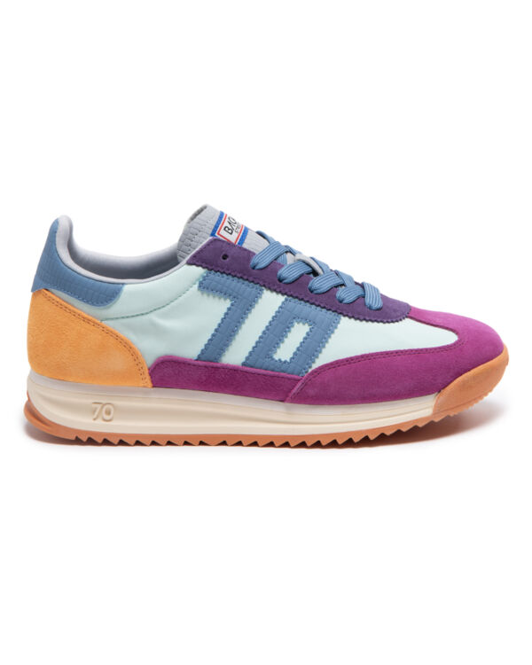 BARKLEY JOGGER MULTI SUEDE FUXIA ORANGE