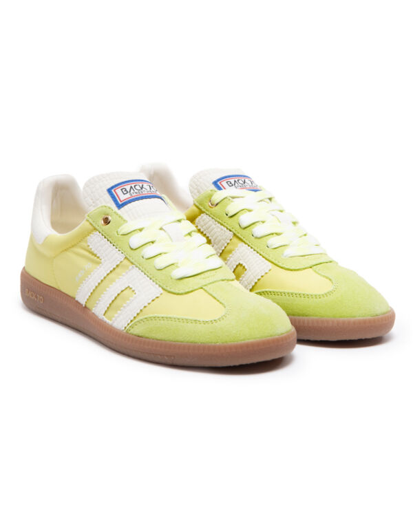 GHOST SUEDE NYLON LT. YELLOW MILK CROC
