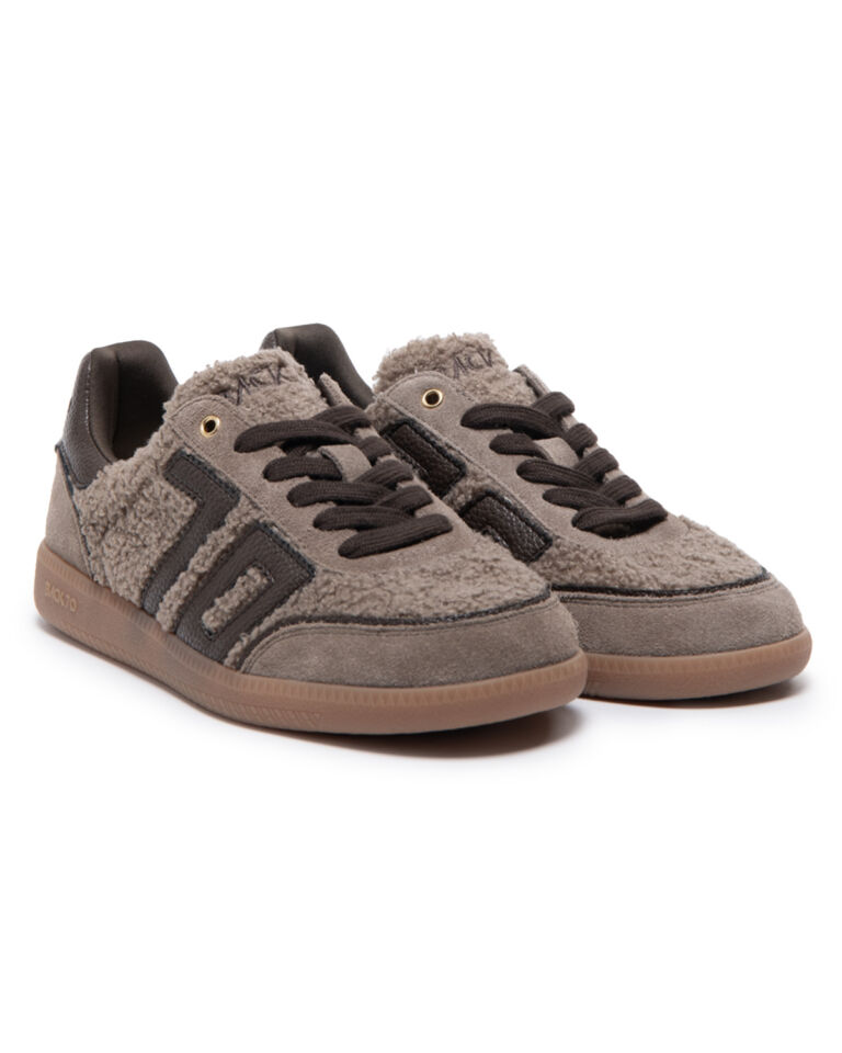 CLOUD TEDDY TAUPE FUR TAUPE SUEDE COFFEE 70