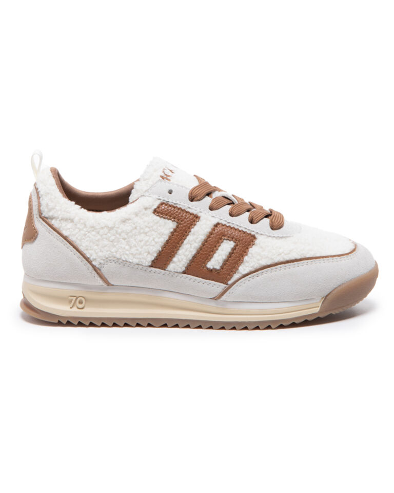JOGGER MILK FUR ICE SUEDE TAN 70