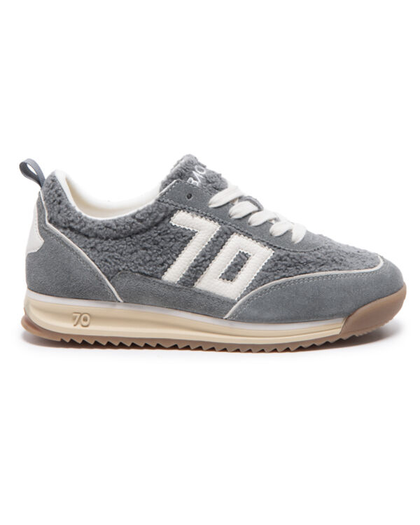 JOGGER GREY FUR GREY SUEDE MILK 70