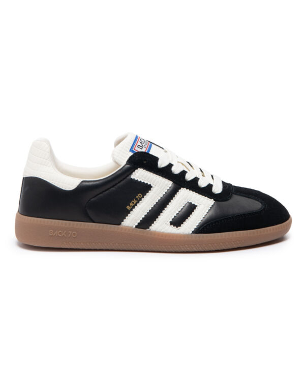 CLOUD BLACK LEATHER SPONGE BLACK SUEDE MILK 70