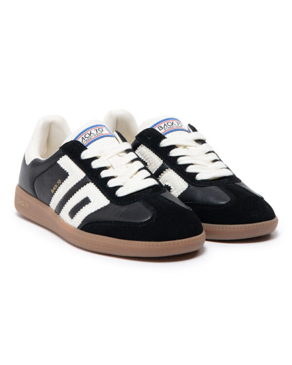 CLOUD BLACK LEATHER SPONGE BLACK SUEDE MILK 70