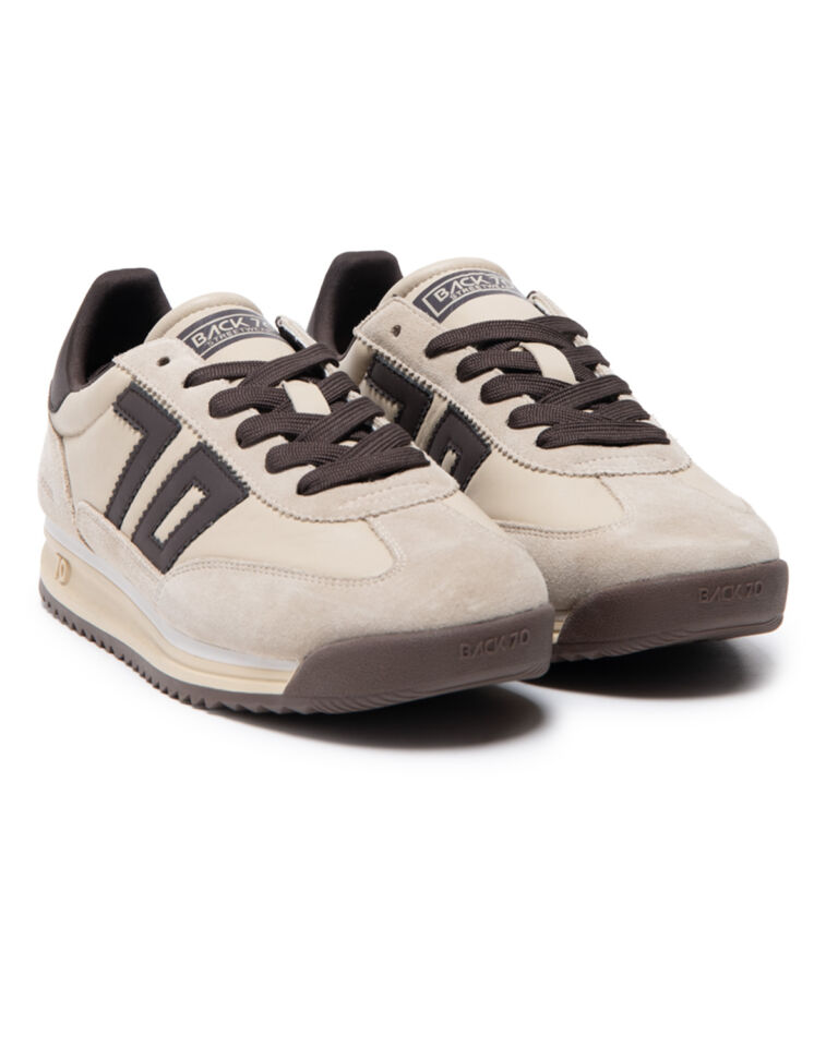 JOGGER BEIGE LEATHER SPONGE BEIGE SUEDE COFFEE 70