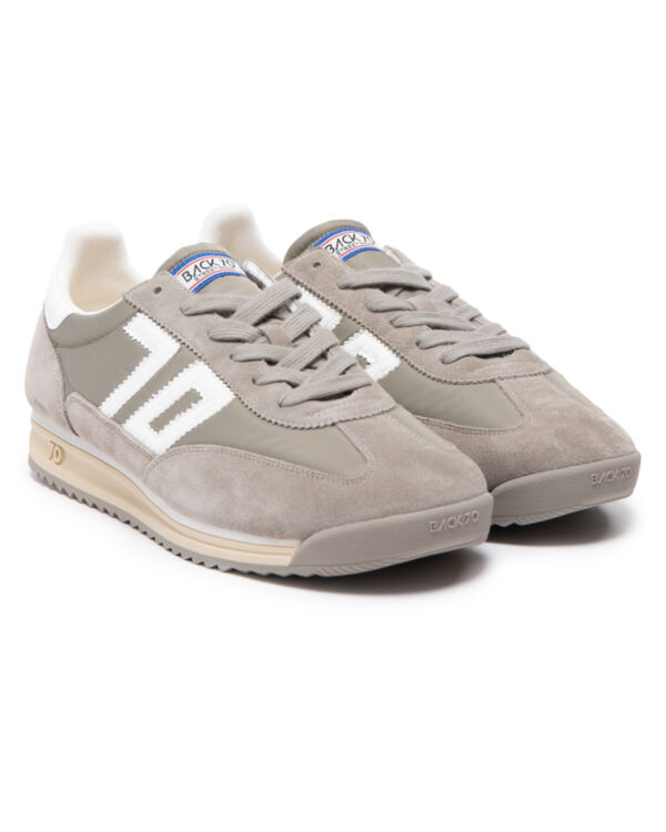 JOGGER TAUPE NYLON SPONGE TAUPE SUEDE MILK CROC 70