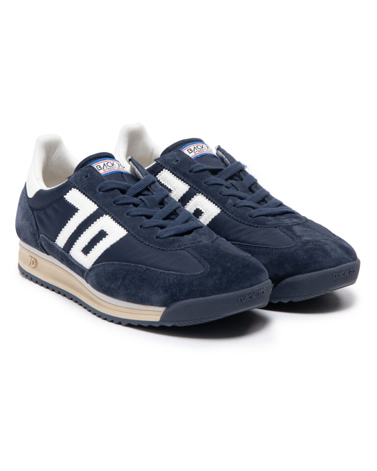 JOGGER NAVY NYLON SPONGE NAVY SUEDE MILK CROC 70