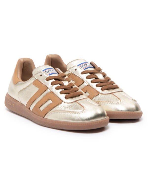 CLOUD METALLIC GOLD LEATHER TAN 70