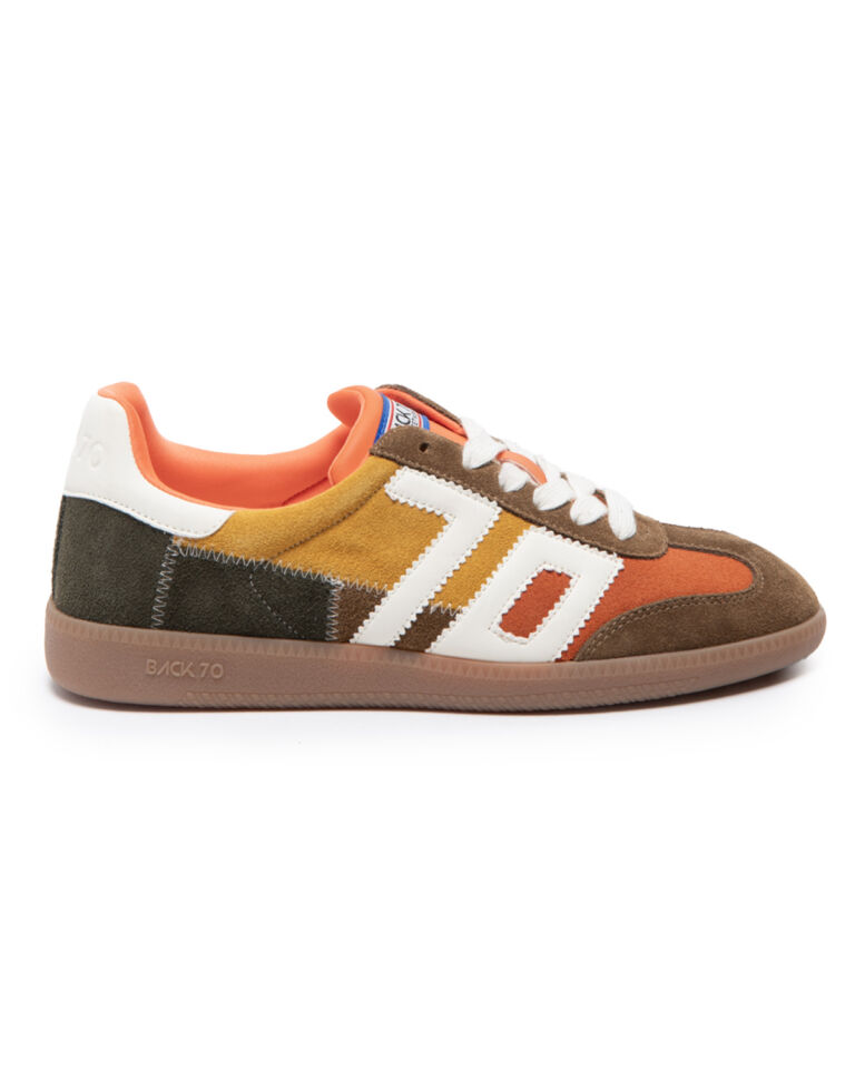 SQUID ORANGE SUEDE MIX TAN SUEDE MILK 70