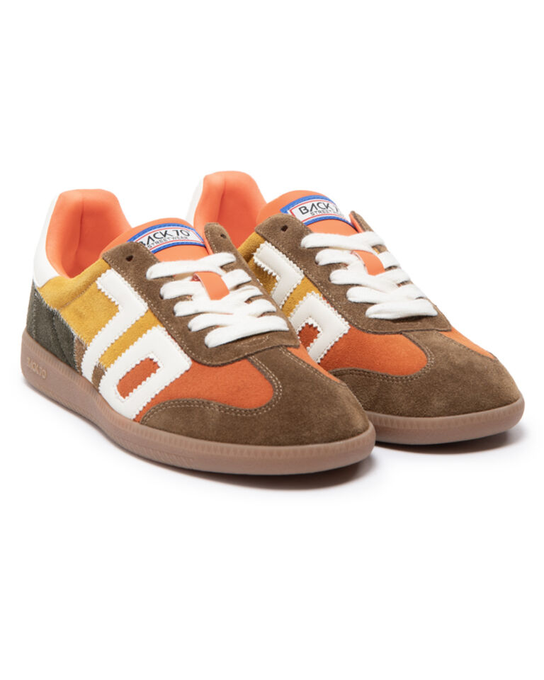 SQUID ORANGE SUEDE MIX TAN SUEDE MILK 70