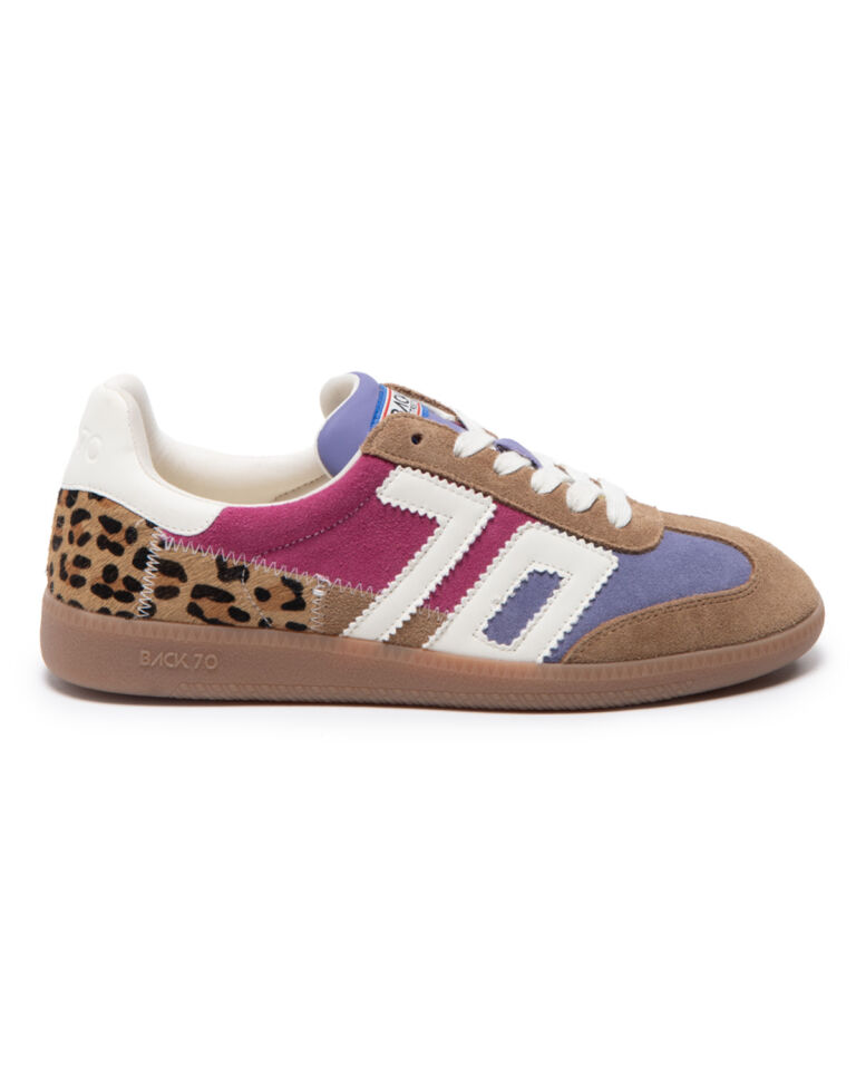 SQUID PURPLE SUEDE MIX TAN SUEDE MILK 70