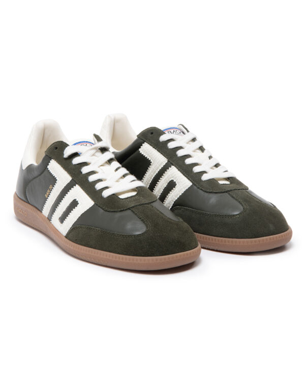 CLOUD OLIVE LEATHER SPONGE OLIVE SUEDE MILK 70