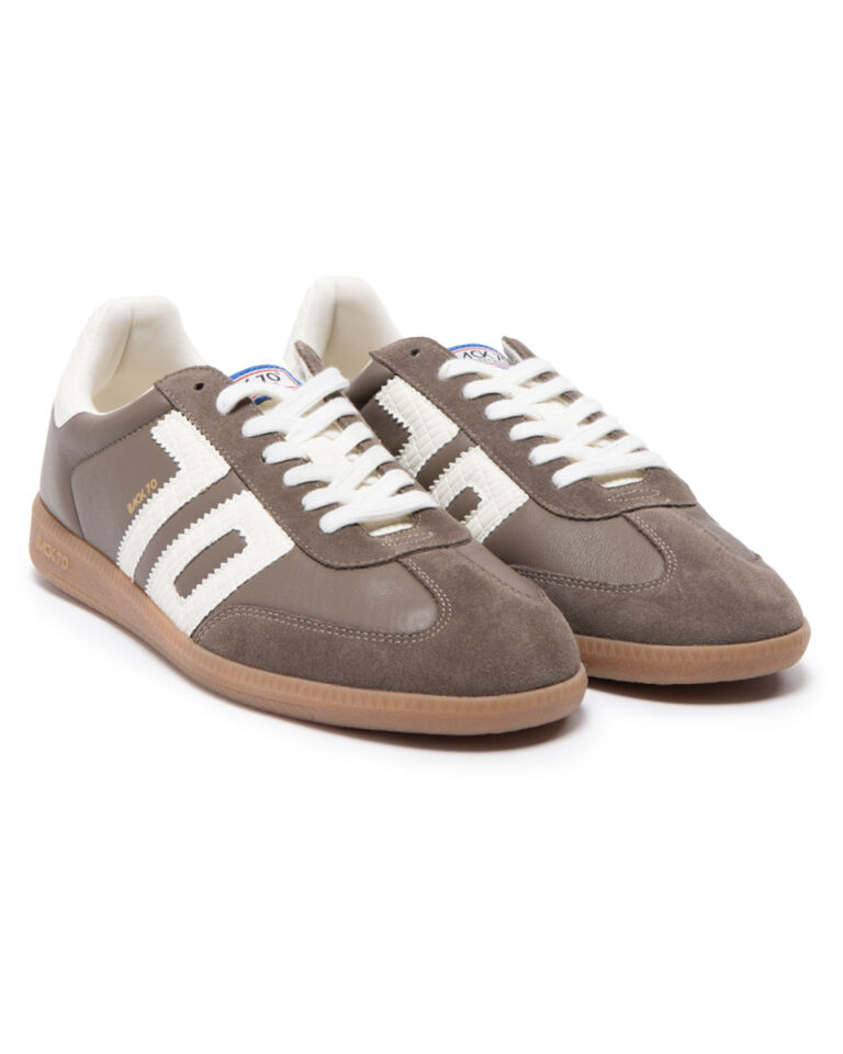 CLOUD TAUPE LEATHER SPONGE TAUPE SUEDE MILK 70