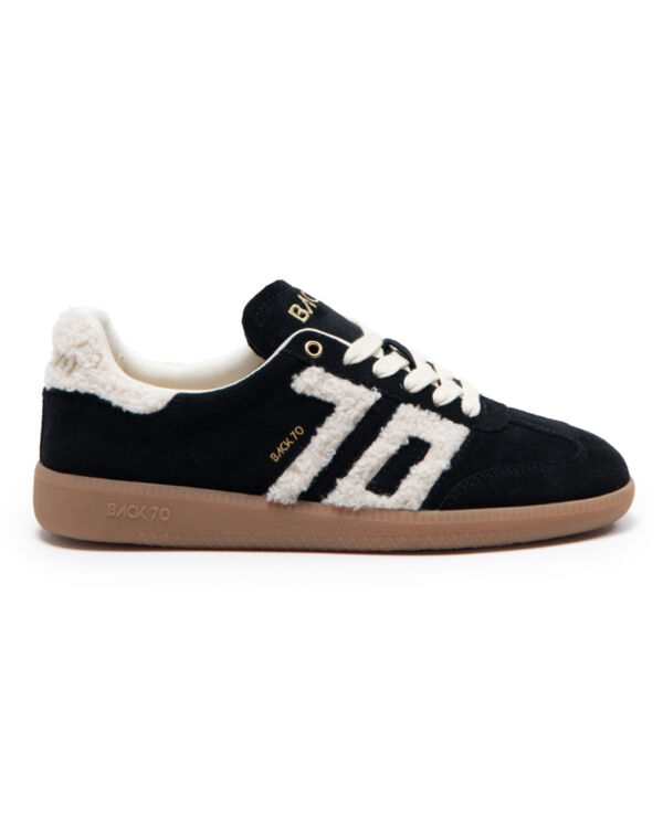 CLOUD BEIGE FUR BLACK SUEDE