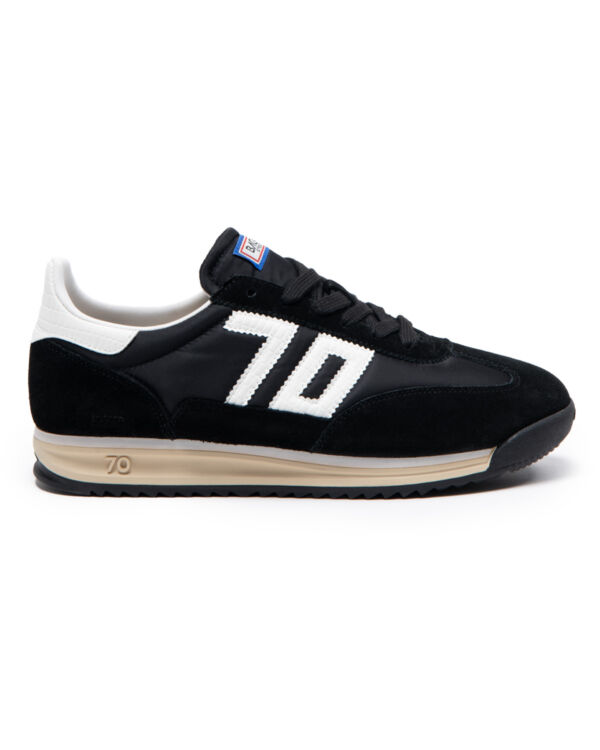 JOGGER BLACK NYLON SPONGE BLACK SUEDE MILK CROC 70
