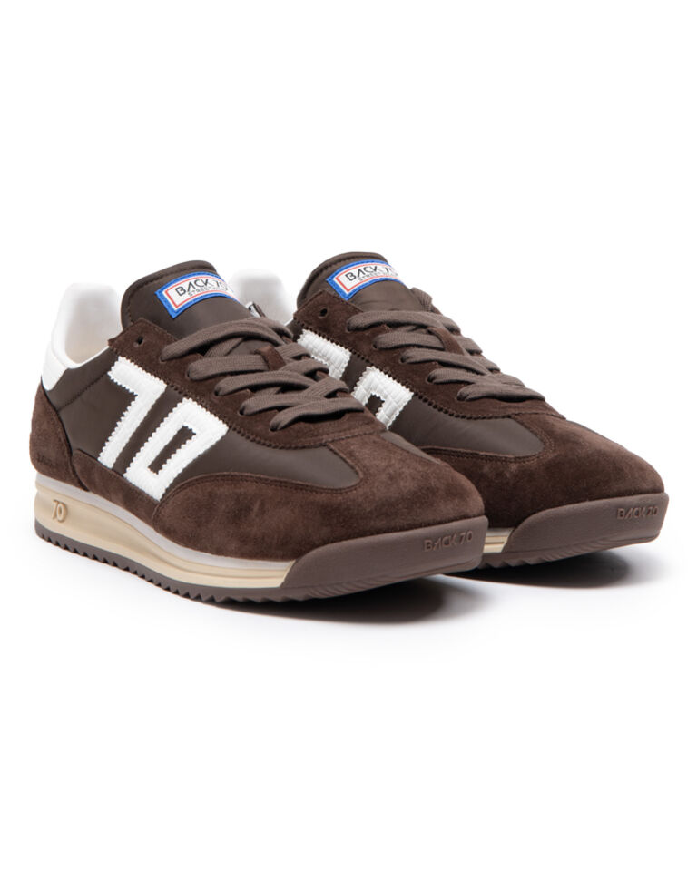 JOGGER COFFEE NYLON SPONGE COFFEE SUEDE MILK CROC 70