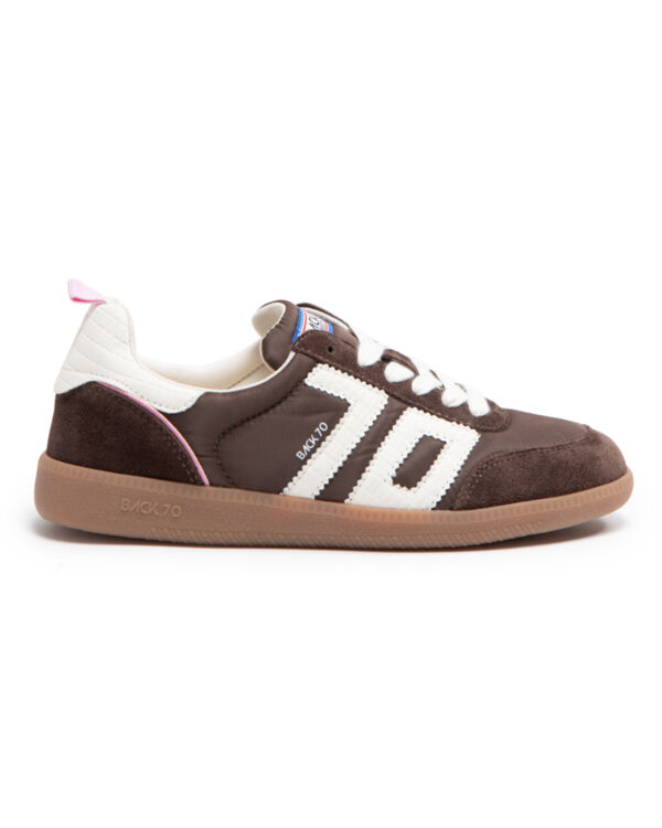GHOST COFFEE NYLON SUEDE PINK TRIM MILK 70