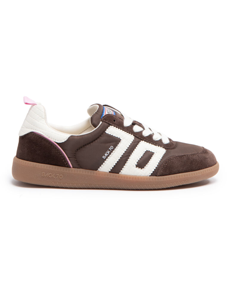 GHOST COFFEE NYLON SUEDE PINK TRIM MILK 70
