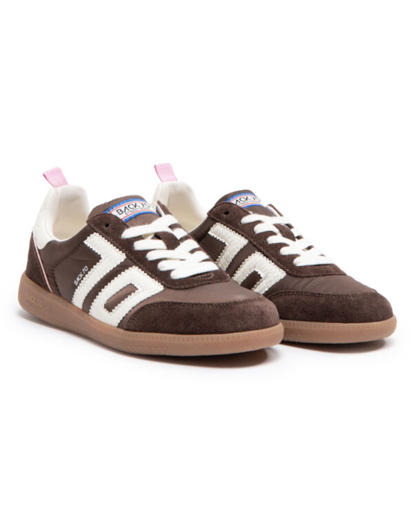 GHOST COFFEE NYLON SUEDE PINK TRIM MILK 70