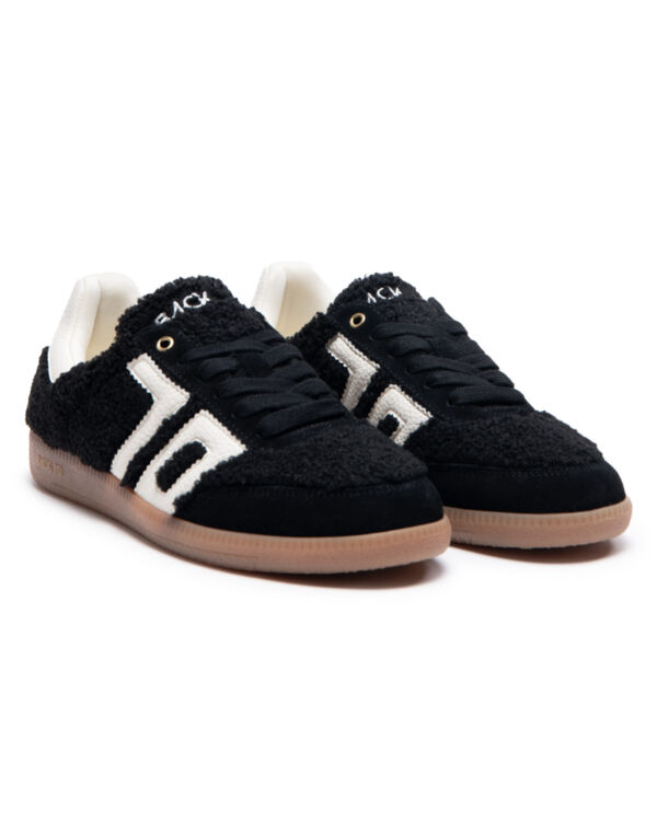 TEDDY BLACK SUEDE FUR