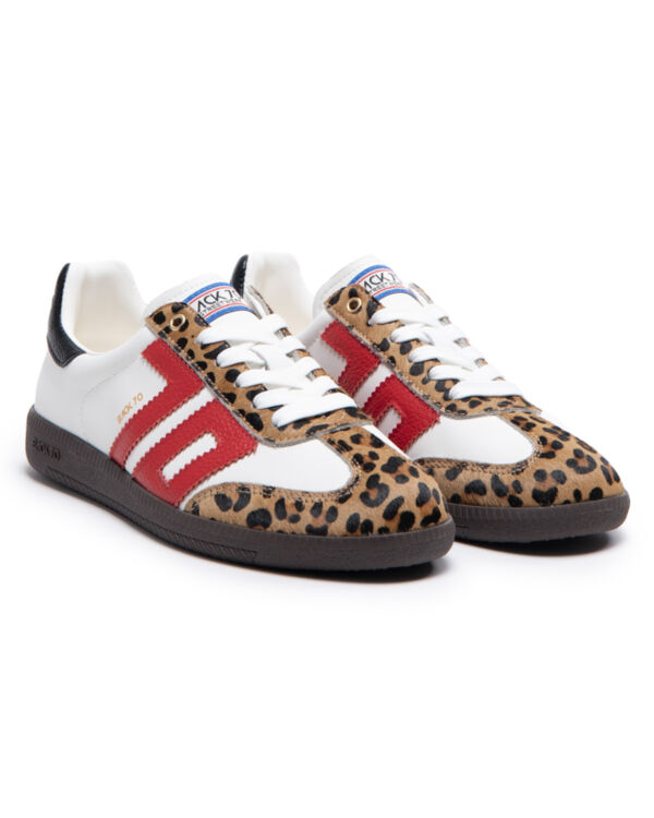 CLOUD WHITE LEATHER PONY CAMEL